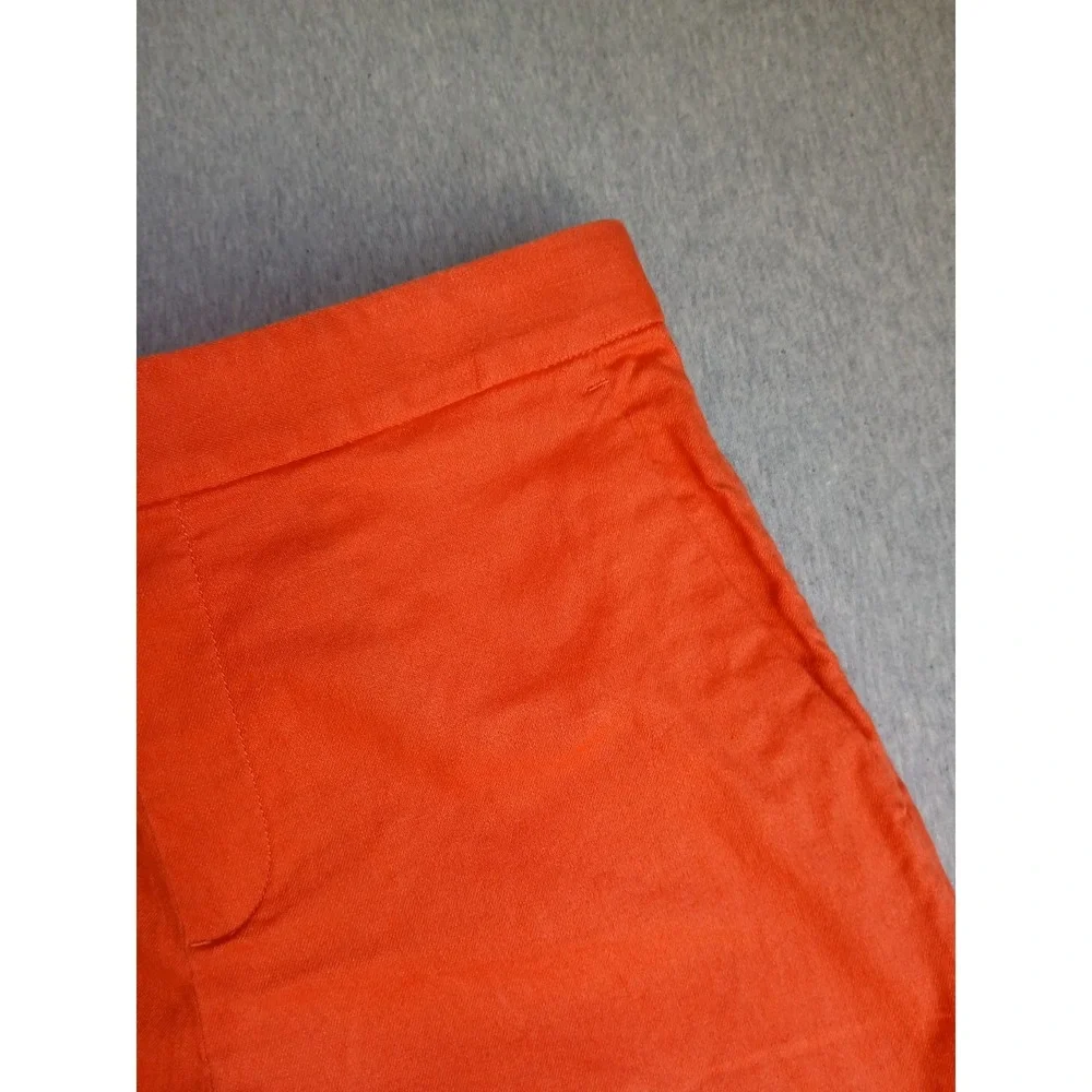 Banana Republic Pants Small Linen Wide Leg Resort Beach Cruise Boho Coral